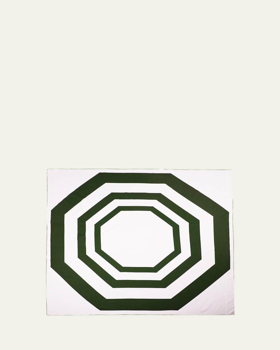 Essential Green Tablecloth, 71" Square